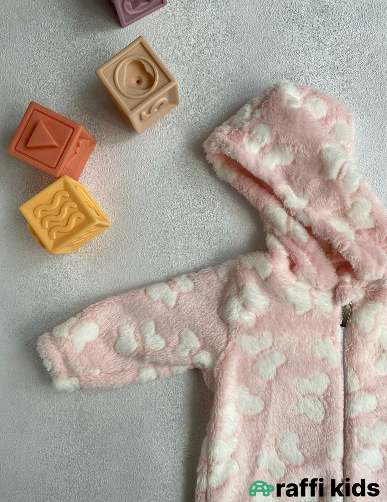 Kəpənəklər ayaqı bağlı qalın tulum - Türkiyə istehsalı pambıq uşaq geyimi|Raffikids