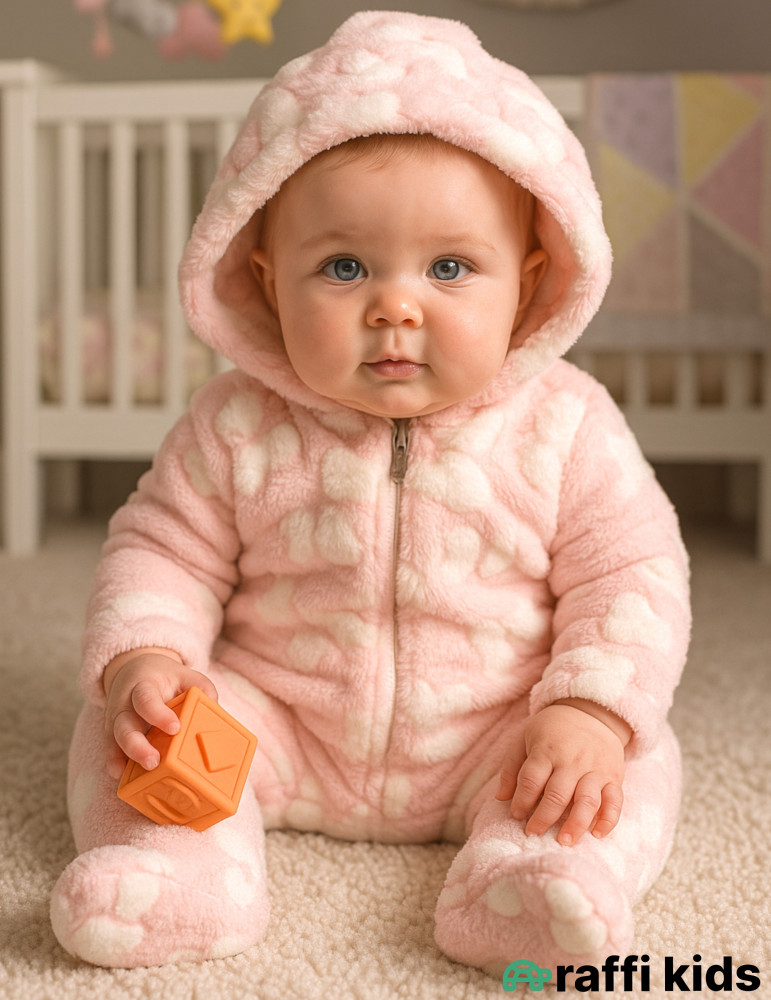 Kəpənəklər ayaqı bağlı qalın tulum - Türkiyə istehsalı pambıq uşaq geyimi|Raffikids