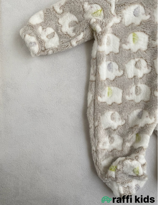 Dost fillər ayaqı bağlı qalın tulum-Türkiyə istehsalı pambıq uşaq geyimi|Raffikids