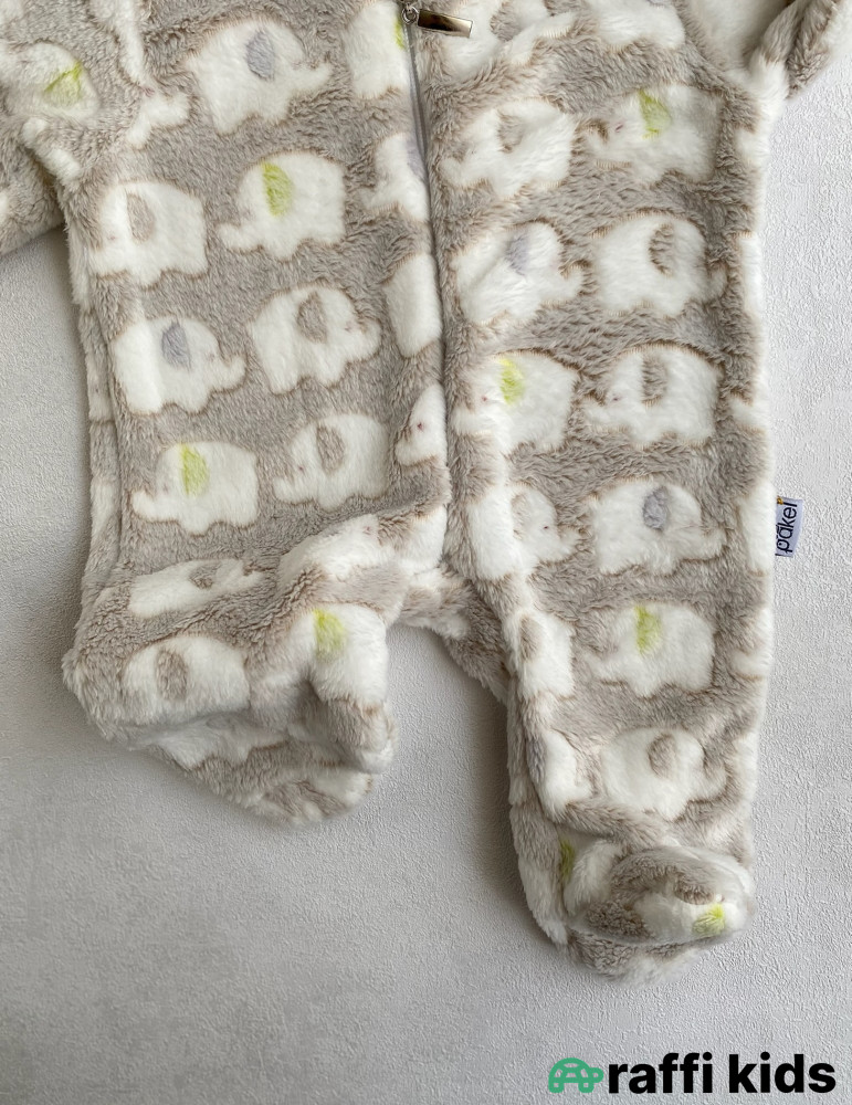 Dost fillər ayaqı bağlı qalın tulum-Türkiyə istehsalı pambıq uşaq geyimi|Raffikids