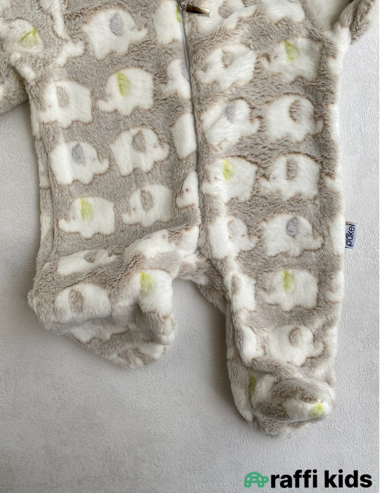 Dost fillər ayaqı bağlı qalın tulum-Türkiyə istehsalı pambıq uşaq geyimi|Raffikids