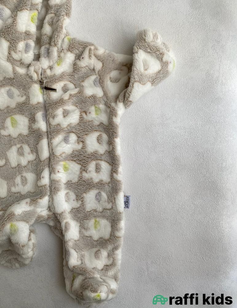 Dost fillər ayaqı bağlı qalın tulum-Türkiyə istehsalı pambıq uşaq geyimi|Raffikids