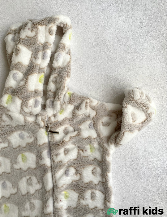 Dost fillər ayaqı bağlı qalın tulum-Türkiyə istehsalı pambıq uşaq geyimi|Raffikids