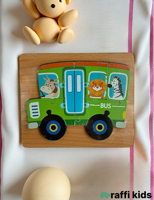 Taxta maşın puzzle | Raffi Kids