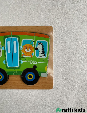 Taxta maşın puzzle | Raffi Kids 2