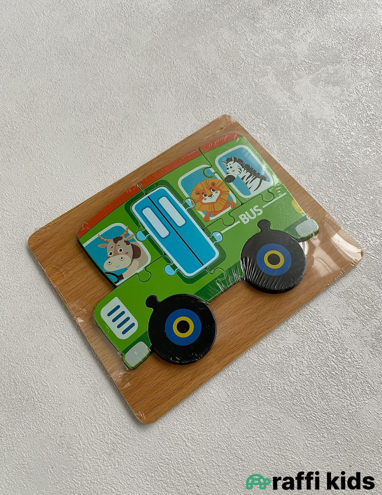 Taxta maşın puzzle | Raffi Kids