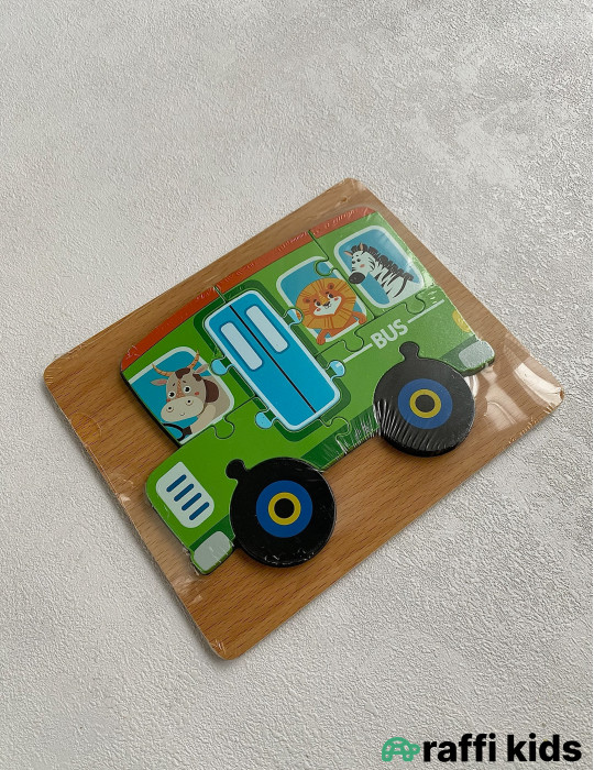 Taxta maşın puzzle | Raffi Kids