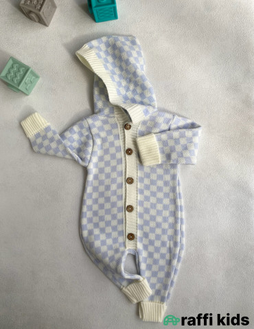 Mavi bulud yun tulum-Türkiyə istehsalı pambıq uşaq geyimi|Raffikids 2