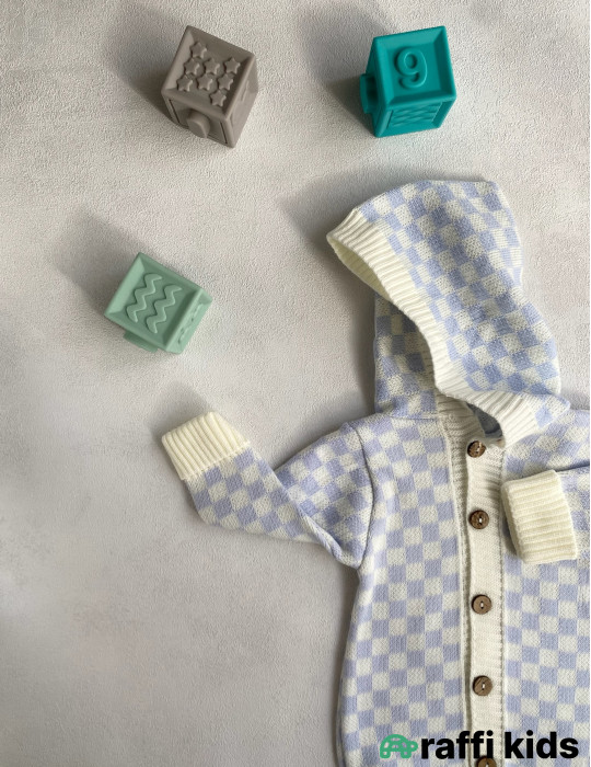 Mavi bulud yun tulum-Türkiyə istehsalı pambıq uşaq geyimi|Raffikids