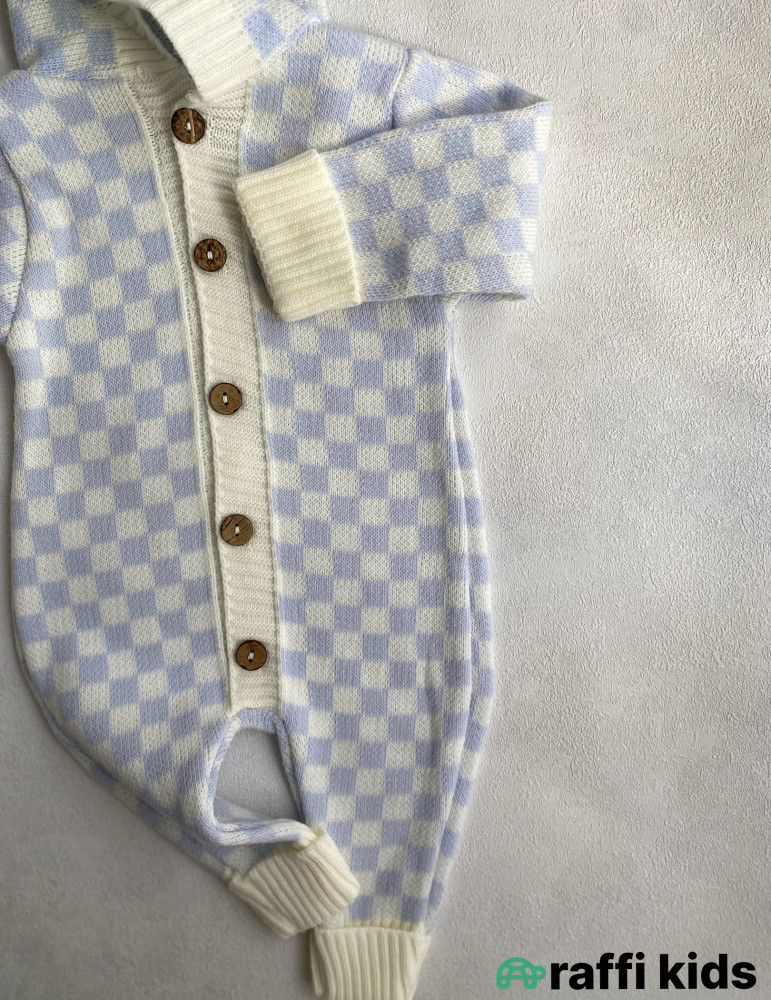 Mavi bulud yun tulum-Türkiyə istehsalı pambıq uşaq geyimi|Raffikids