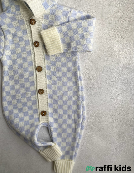 Mavi bulud yun tulum-Türkiyə istehsalı pambıq uşaq geyimi|Raffikids