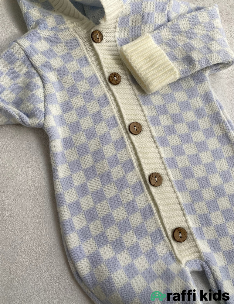 Mavi bulud yun tulum-Türkiyə istehsalı pambıq uşaq geyimi|Raffikids