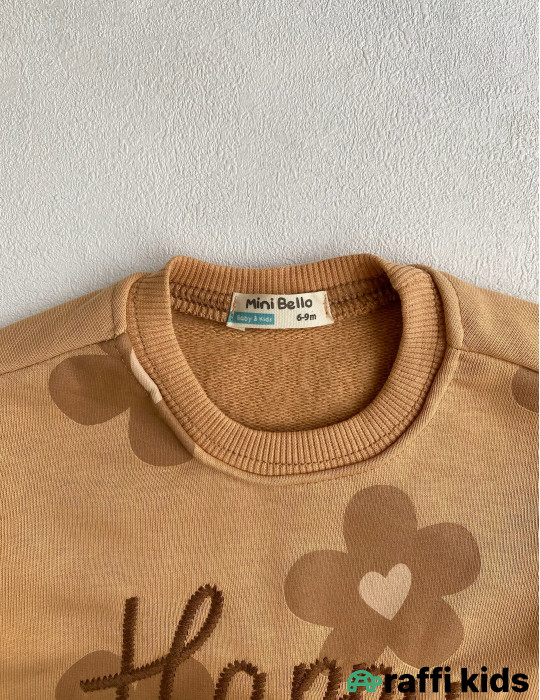 Happy 2-li dəst -Türkiyə istehsalı pambıq uşaq geyimi|Raffi Kids