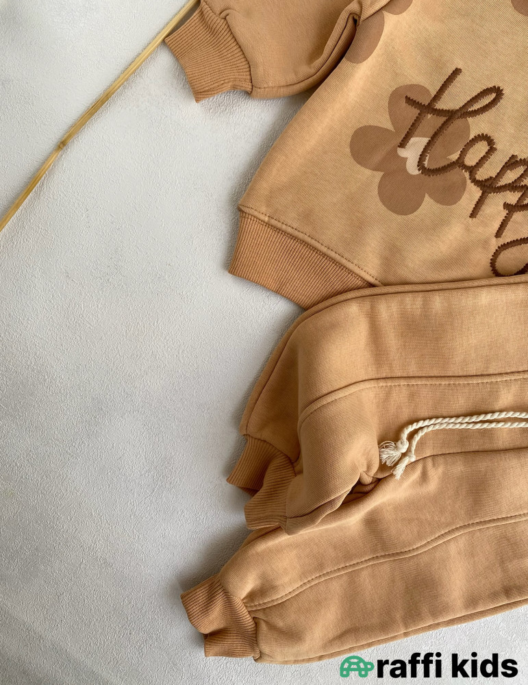 Happy 2-li dəst -Türkiyə istehsalı pambıq uşaq geyimi|Raffi Kids