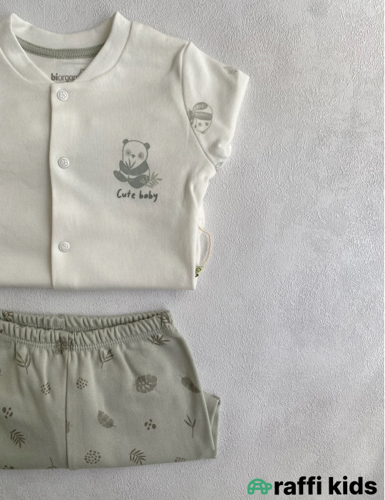 Cute baby 2-li dəst -Türkiyə istehsalı pambıq uşaq geyimi|Raffi Kids