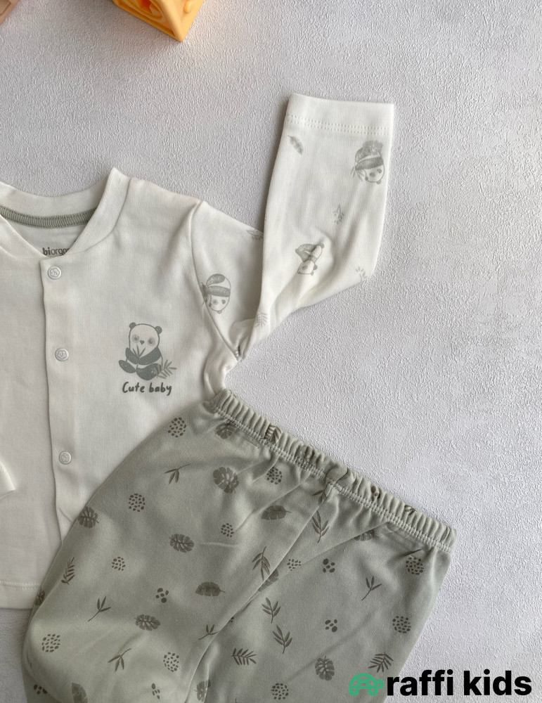 Cute baby 2-li dəst -Türkiyə istehsalı pambıq uşaq geyimi|Raffi Kids