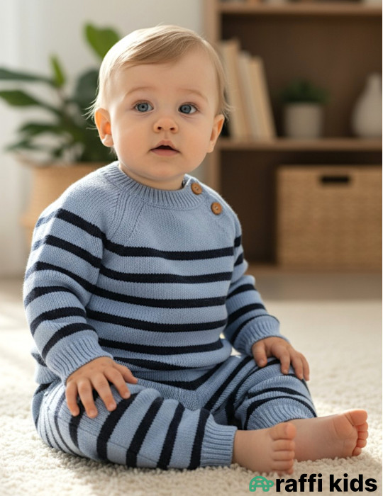 Kopenhagen yun 2-li dəst-Türkiyə istehsalı pambıq uşaq geyimi|Raffi Kids
