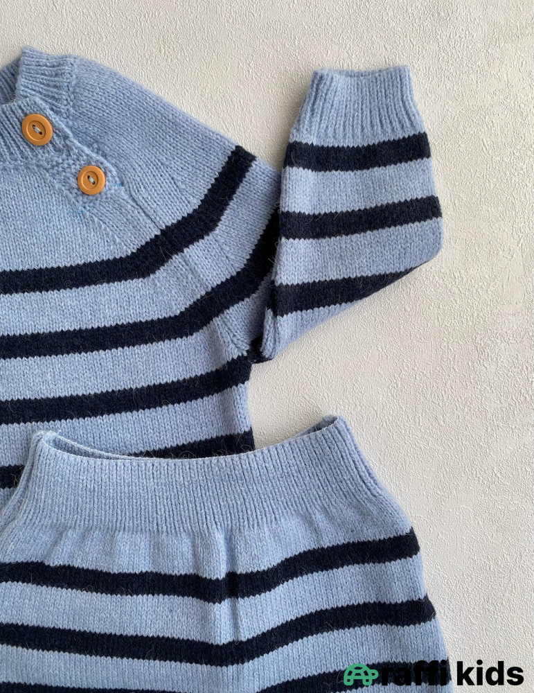 Kopenhagen yun 2-li dəst-Türkiyə istehsalı pambıq uşaq geyimi|Raffi Kids