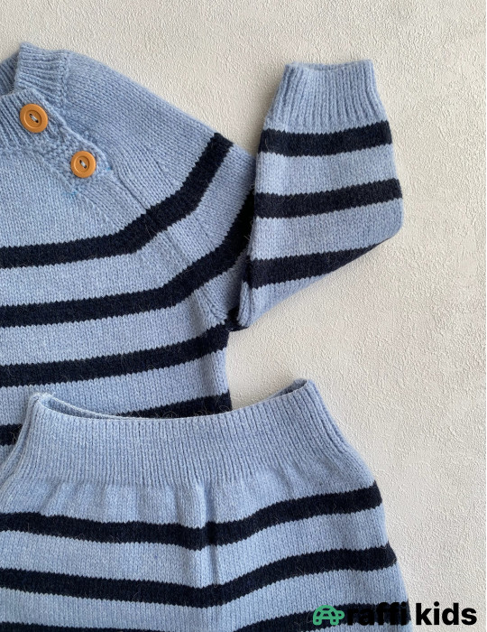 Kopenhagen yun 2-li dəst-Türkiyə istehsalı pambıq uşaq geyimi|Raffi Kids