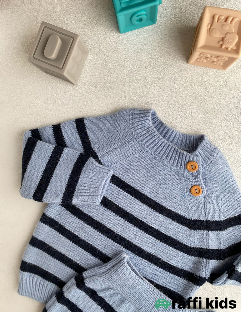 Kopenhagen yun 2-li dəst-Türkiyə istehsalı pambıq uşaq geyimi|Raffi Kids