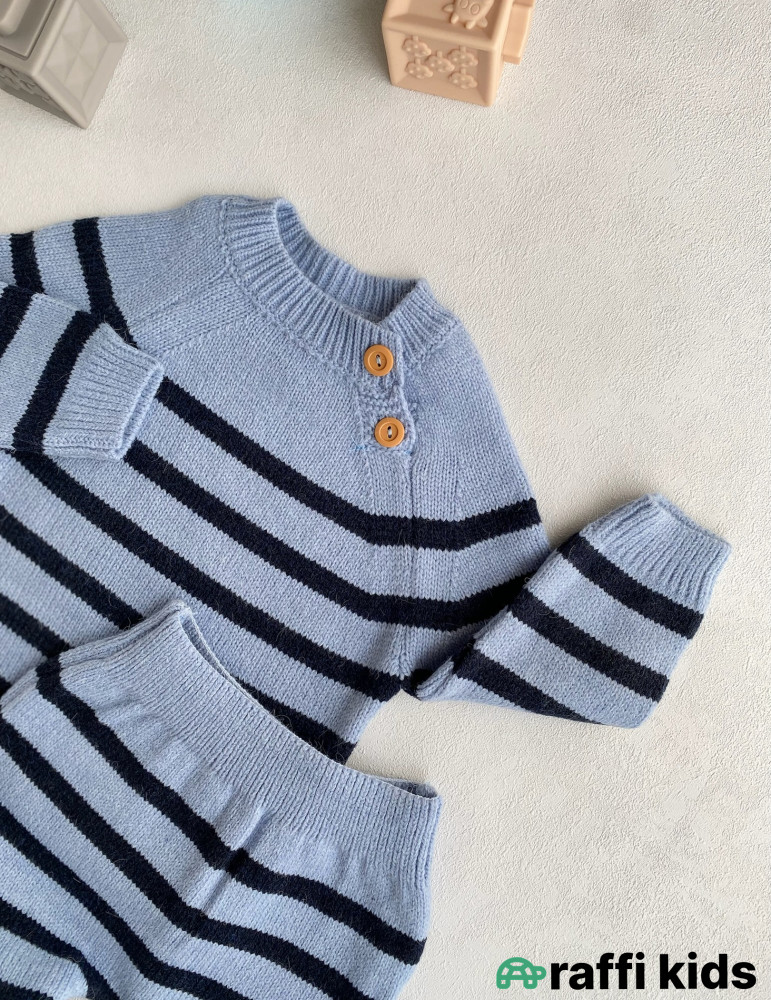 Kopenhagen yun 2-li dəst-Türkiyə istehsalı pambıq uşaq geyimi|Raffi Kids