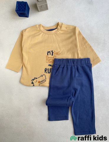 My rules oversize 2-li dəst -Türkiyə istehsalı pambıq uşaq geyimi|Raffi Kids 2