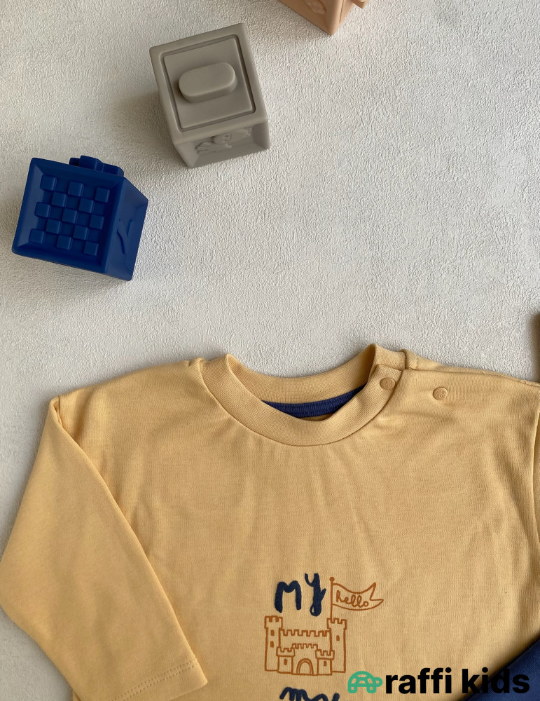 My rules oversize 2-li dəst -Türkiyə istehsalı pambıq uşaq geyimi|Raffi Kids