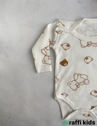 Uzunqol teddy bear body -Türkiyə istehsalı pambıq uşaq geyimi|Raffi Kids 2