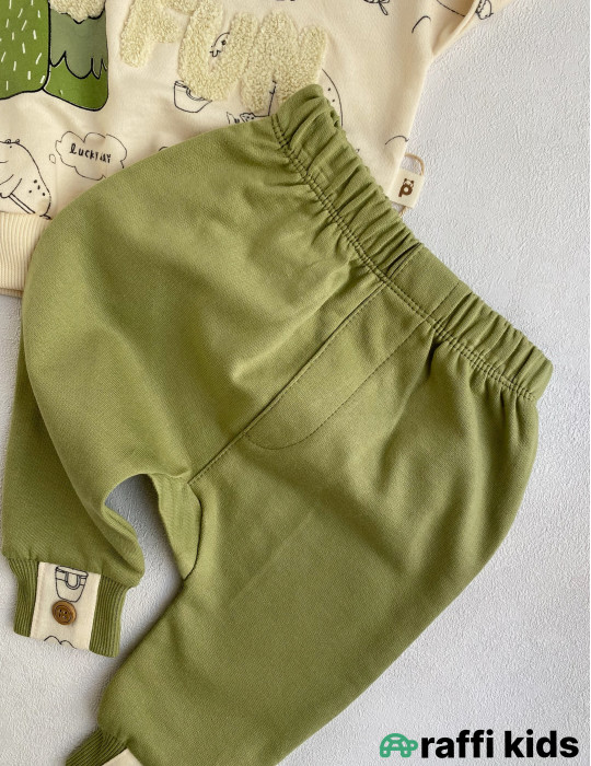 Camping 2-li dəst -Türkiyə istehsalı pambıq uşaq geyimi|Raffi Kids