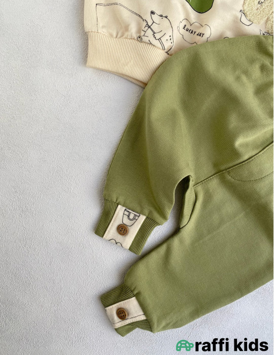 Camping 2-li dəst -Türkiyə istehsalı pambıq uşaq geyimi|Raffi Kids