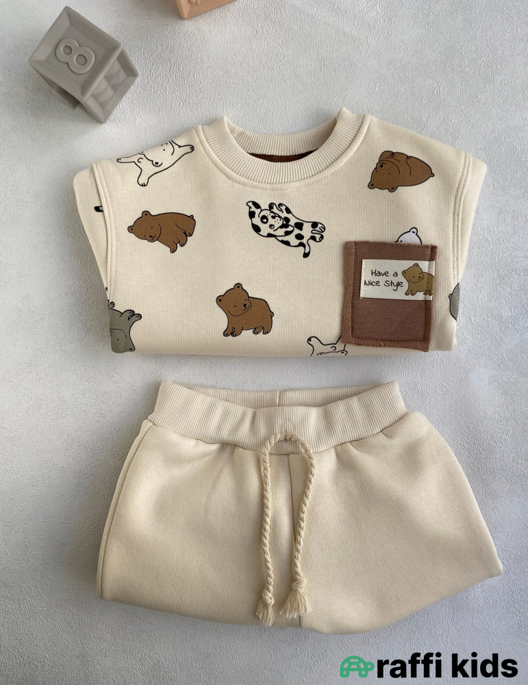 Have a nice style 2-li dəst -Türkiyə istehsalı pambıq uşaq geyimi|Raffi Kids