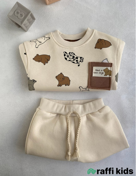 Have a nice style 2-li dəst -Türkiyə istehsalı pambıq uşaq geyimi|Raffi Kids