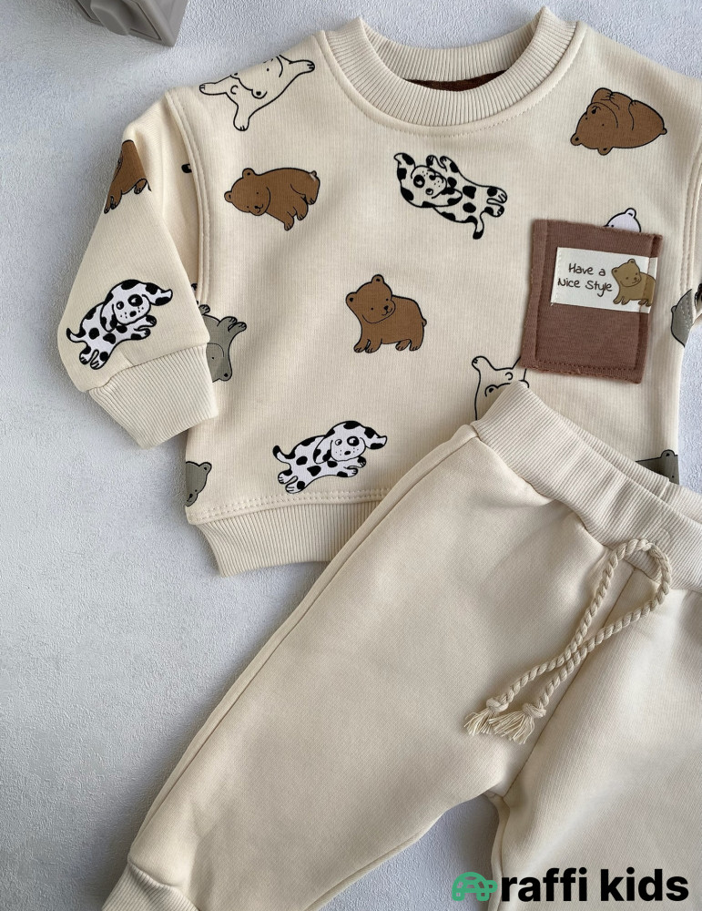 Have a nice style 2-li dəst -Türkiyə istehsalı pambıq uşaq geyimi|Raffi Kids