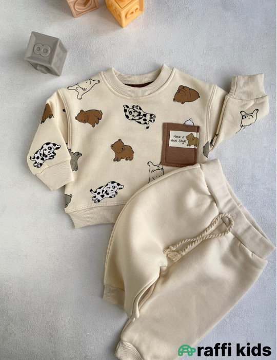 Have a nice style 2-li dəst -Türkiyə istehsalı pambıq uşaq geyimi|Raffi Kids