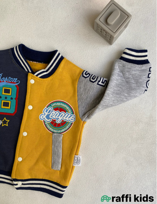 Boston leage 3-lü dəst -Türkiyə istehsalı pambıq uşaq geyimi|Raffi Kids