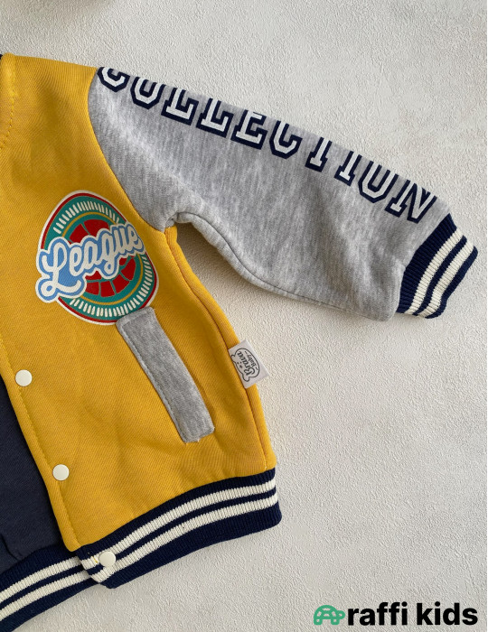 Boston leage 3-lü dəst -Türkiyə istehsalı pambıq uşaq geyimi|Raffi Kids