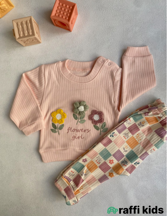 3 fəsil 2-li dəst -Türkiyə istehsalı pambıq uşaq geyimi|Raffi Kids