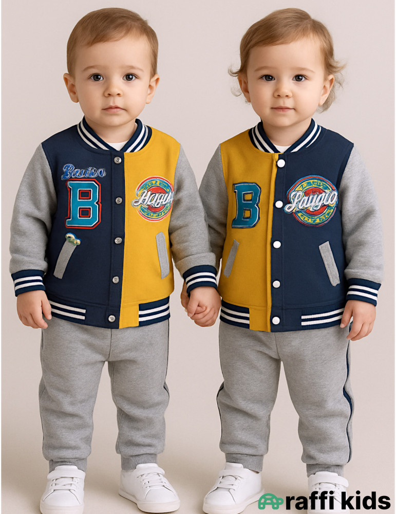 2-li dəst və ayaqqabı seti (12-18 aylıq körpələr üçün) -Türkiyə istehsalı pambıq uşaq geyimi|Raffi Kids