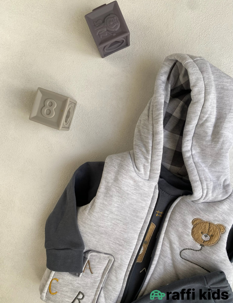 Dost olaq 3-lü dəst-türkiyə istehsalı pambıq uşaq geyimi|Raffikids