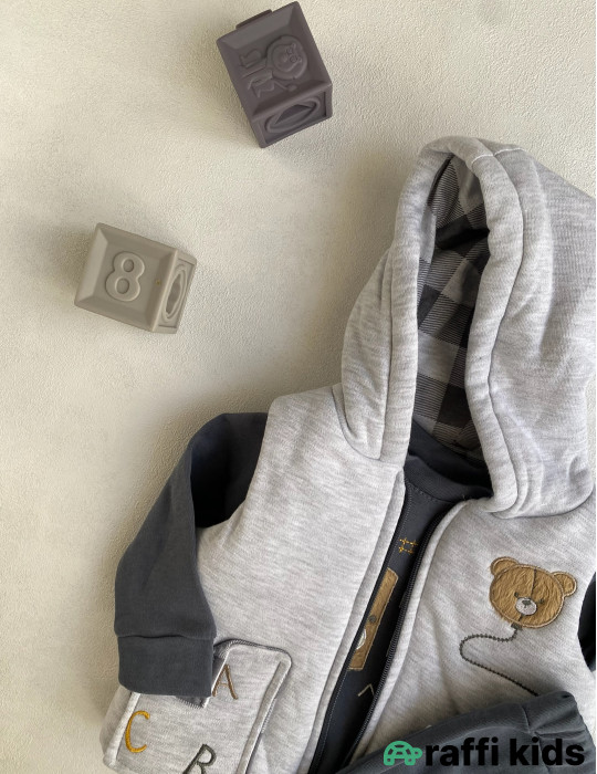 Dost olaq 3-lü dəst-türkiyə istehsalı pambıq uşaq geyimi|Raffikids