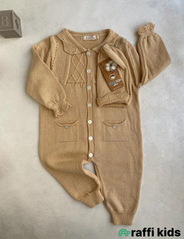 Pambıq toxunma türkiyə istehsalı uşaq tulumu|Raffikids 2