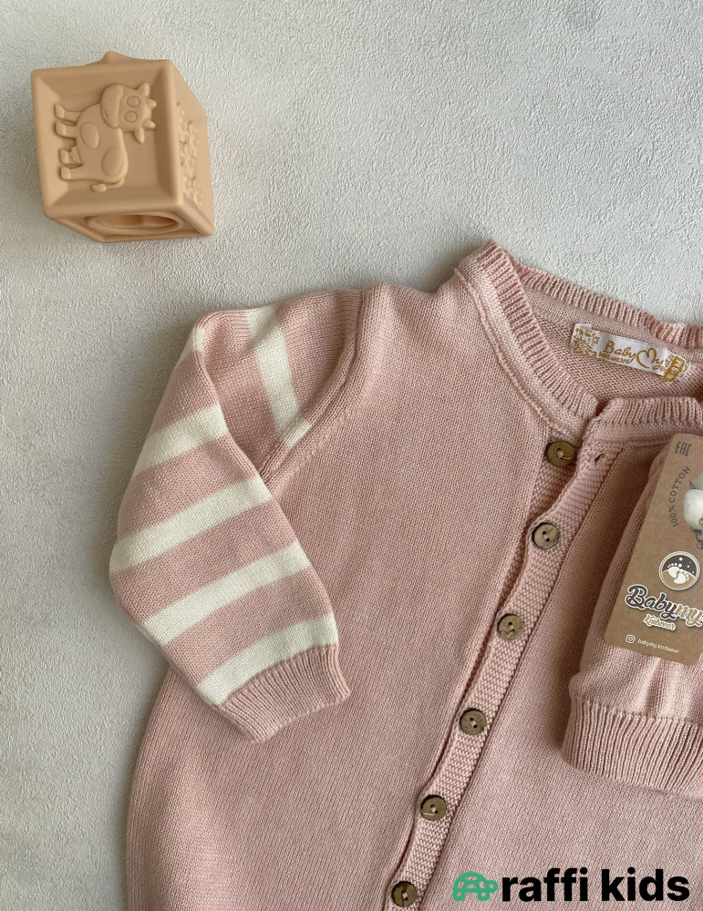 Pambıq toxunma çəhrayı papaqlı tulum - türkiyə istehsalı |Raffikids