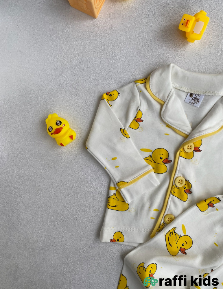 Duck-duck  pijama dəst -Türkiyə istehsalı pambıq uşaq geyimi|Raffi Kids