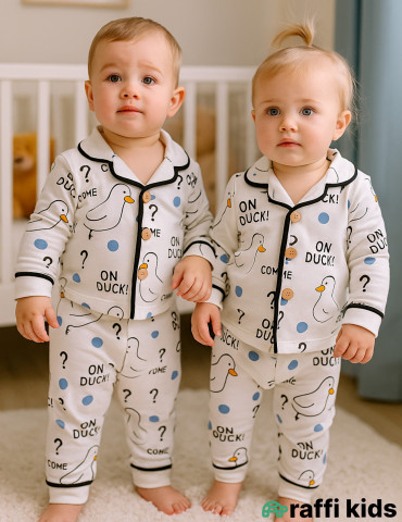 Xəzər pijama -Türkiyə istehsalı pambıq uşaq geyimi|Raffi Kids