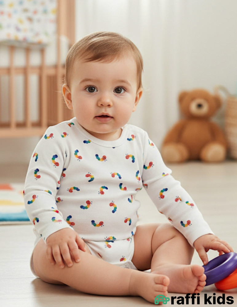 Barama uzunqol body -Türkiyə istehsalı pambıq uşaq geyimi|Raffi Kids
