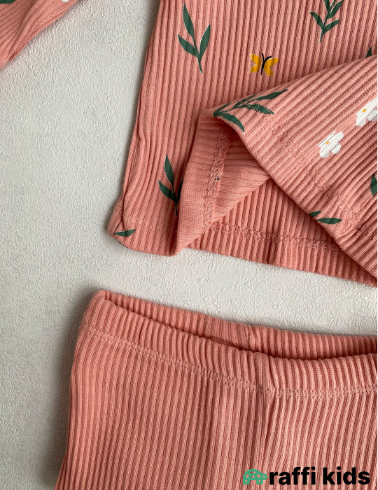 Adel 2-li dəst -Türkiyə istehsalı pambıq uşaq geyimi|Raffi Kids