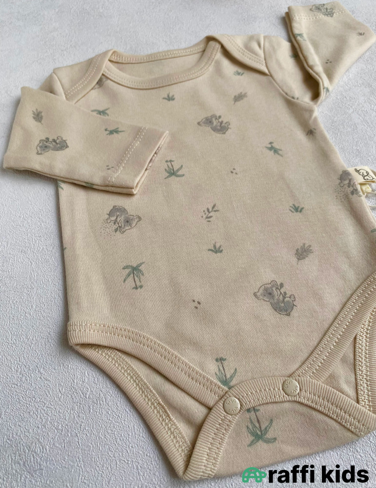 Koala uzunqol body -Türkiyə istehsalı pambıq uşaq geyimi|Raffi Kids