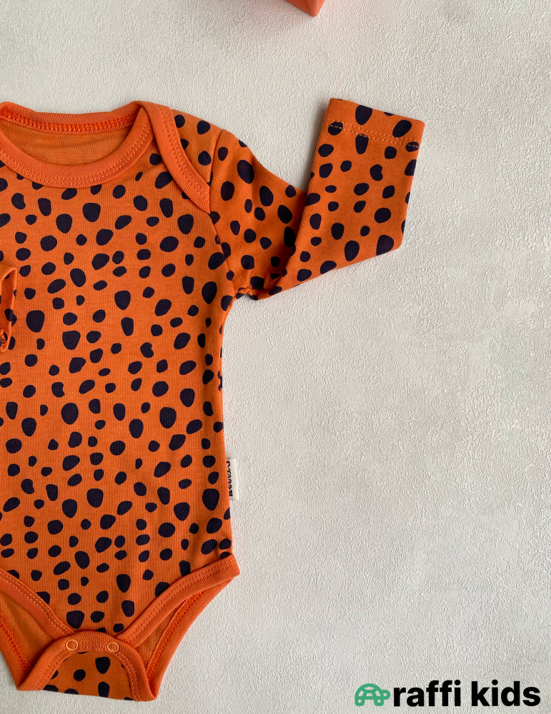 Balaca pələng 3-lü uzunqol body set -Türkiyə istehsalı pambıq uşaq geyimi|Raffi Kids