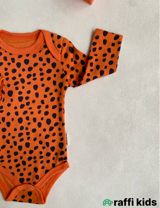 Balaca pələng 3-lü uzunqol body set -Türkiyə istehsalı pambıq uşaq geyimi|Raffi Kids