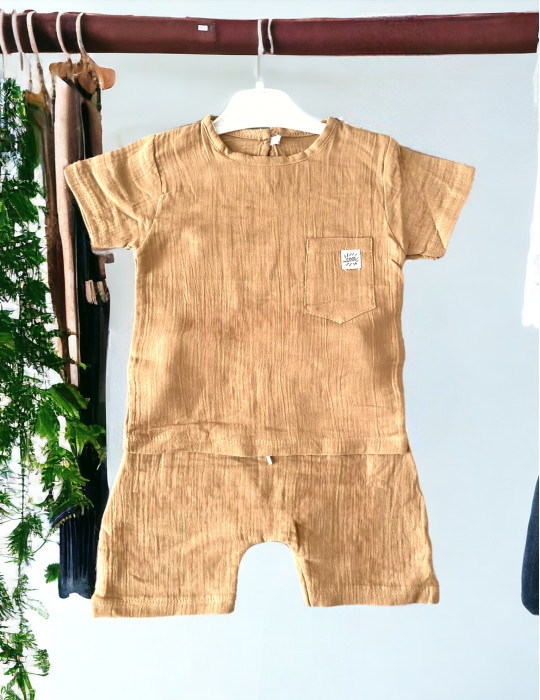 0-18 aylıq uşaqlar üçün yay sezon qisaqol sortik dəsti | sun and surf